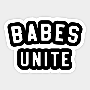 Babes Unite Sticker